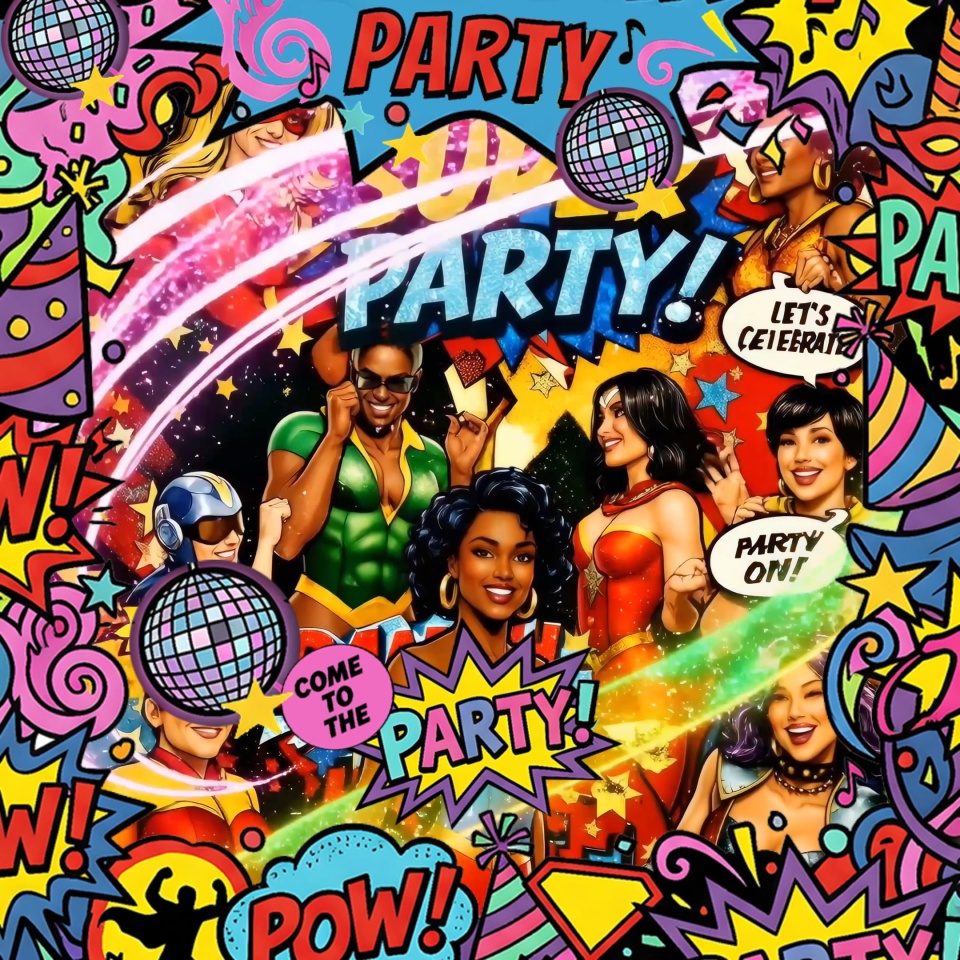 Digital party invitation — get the party started now